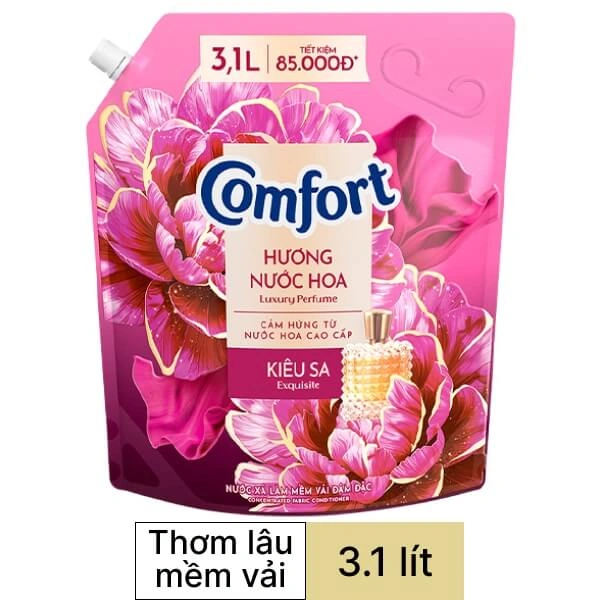 Nước xả Comfort kiêu sa 3.1 lít