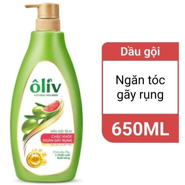 Dầu gội Ôliv chắc khoẻ ngăn rụng tóc 650ml