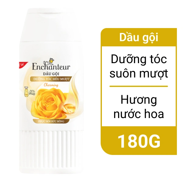 Dầu gội Enchanteur Charming dưỡng tóc suôn mượt 180g