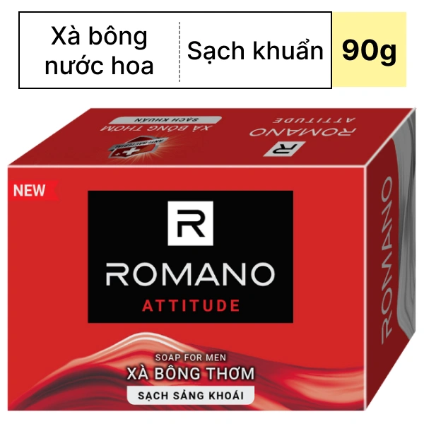 Xà bông sạch khuẩn Romano Attitude 90g