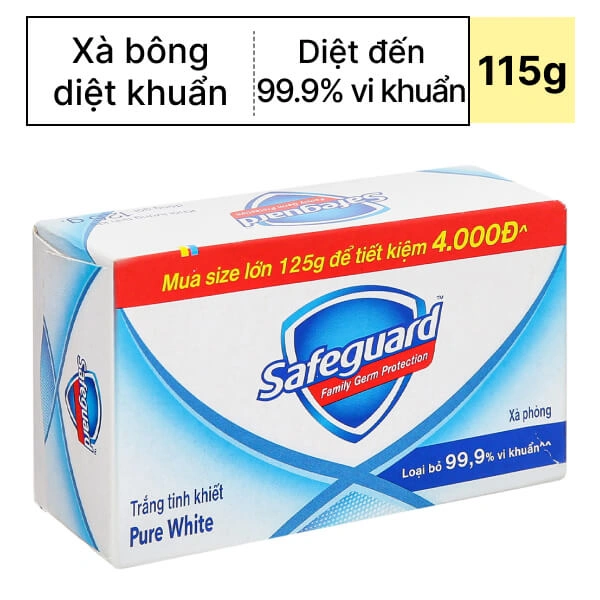 Xà bông Safeguard diệt khuẩn 115g