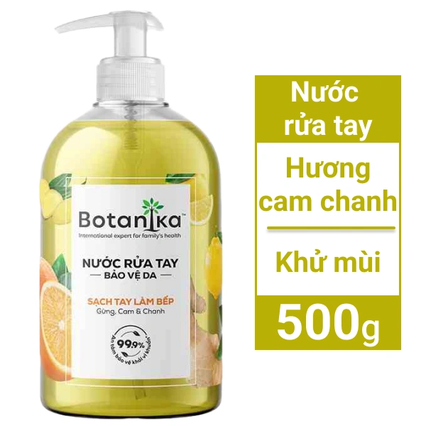 Nước rửa tay Botanika sạch da tay 500g