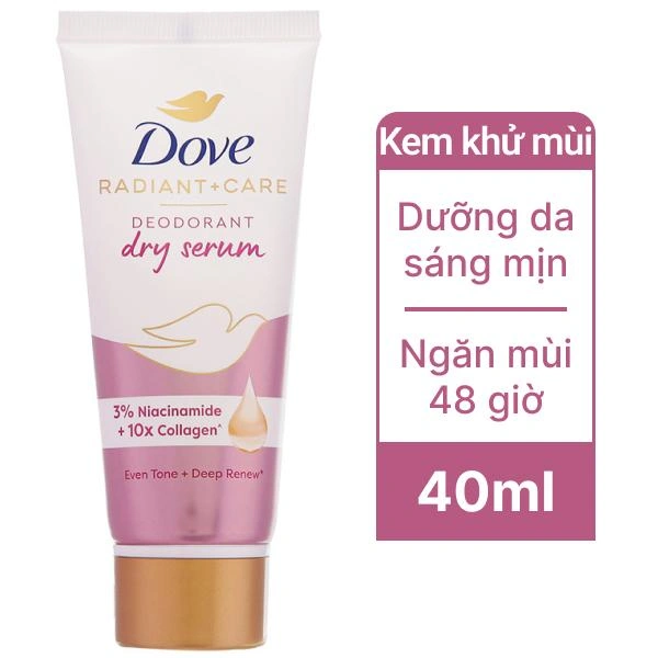 Kem ngăn mùi Dove dưỡng da đều màu 40ml
