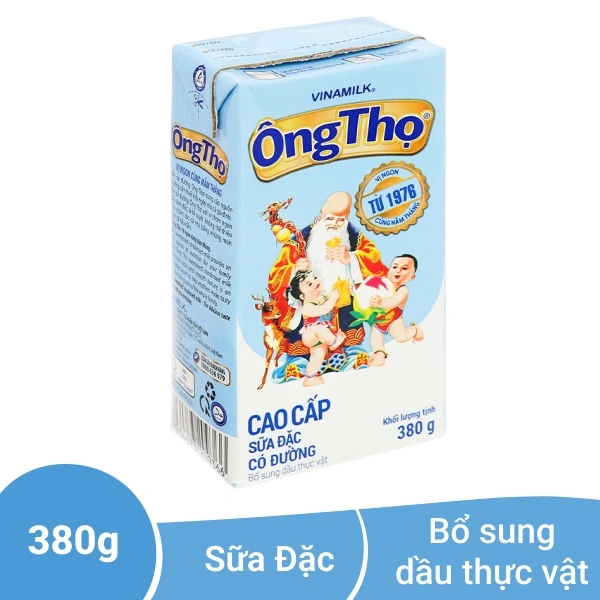 Sữa đặc Ông Thọ nhãn xanh hộp 380g