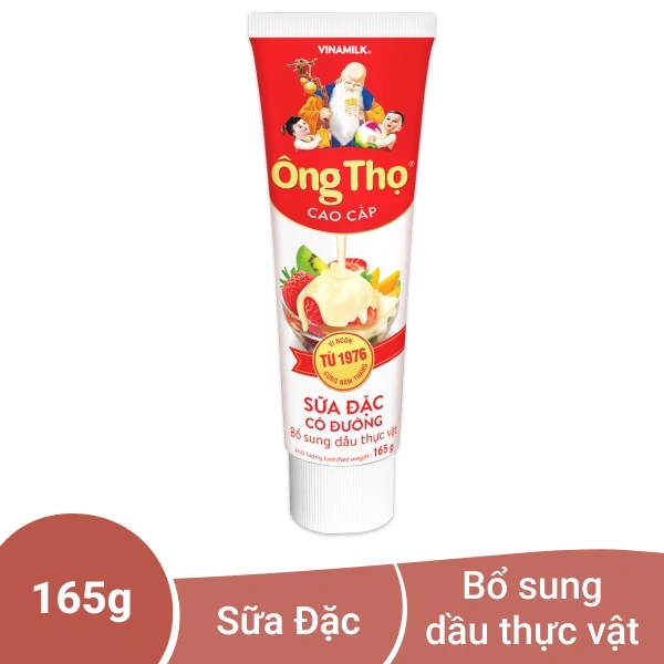 Sữa đặc Ông Thọ đỏ tuýp 165g