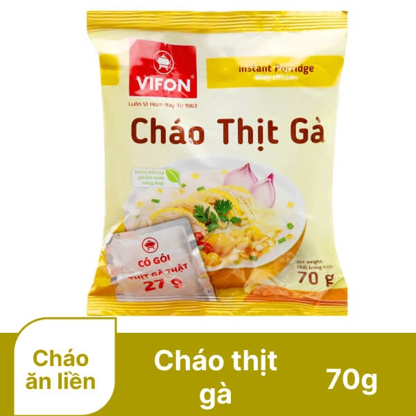 Cháo thịt gà thật Vifon 70g