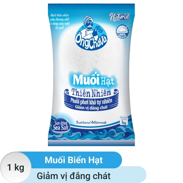 Muối hạt thiên nhiên Ông Chà Và 1kg