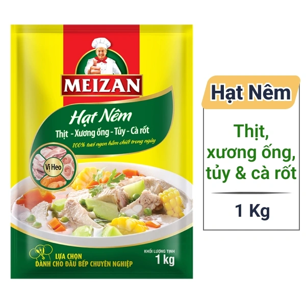 Hạt nêm Meizan thịt, xương ống 1kg