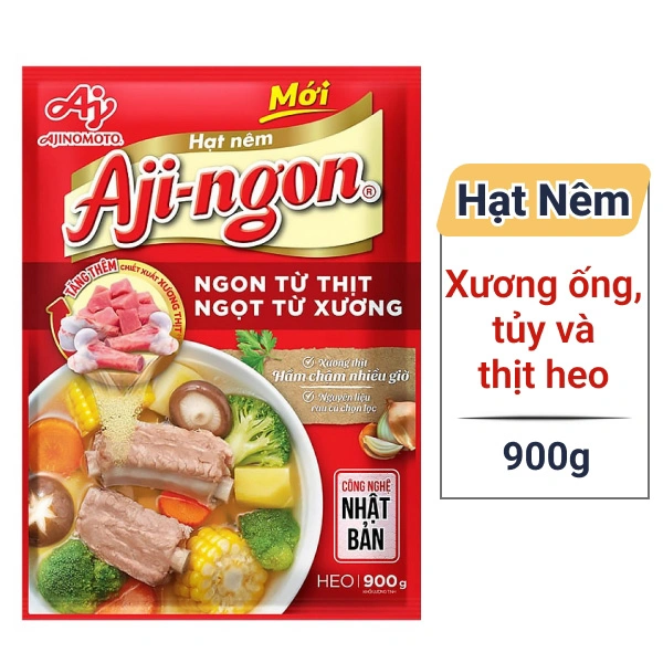 Hạt nêm vị heo Aji-ngon 900g