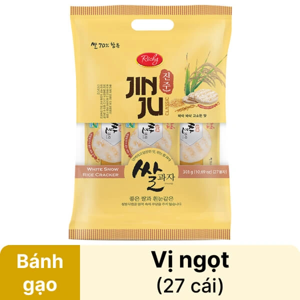 Bánh gạo vị ngọt Richy Jinju gói 303g