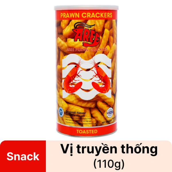 Snack tôm vị truyền thống Aree 110g