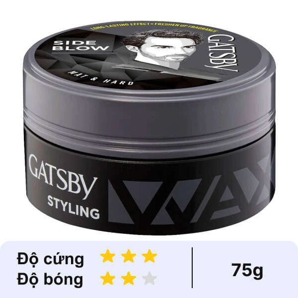 Sáp vuốt tóc dày bồng Gatsby Mat 75g