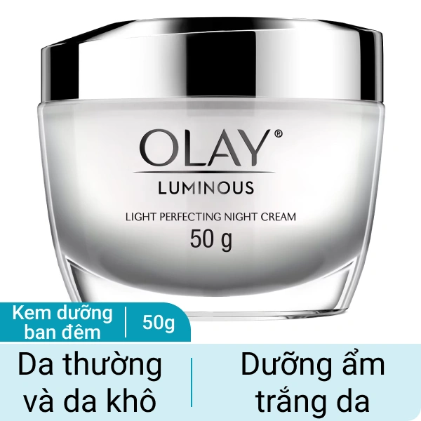 Kem dưỡng ban đêm Olay Luminous sáng da mờ thâm 50g