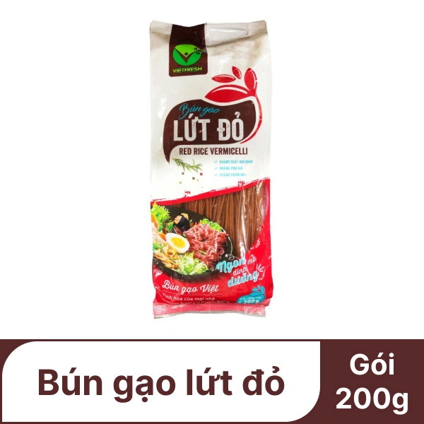 Bún gạo lứt đỏ Vietfresh 200g