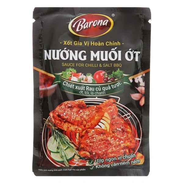 Xốt nướng muối ớt Barona 80g