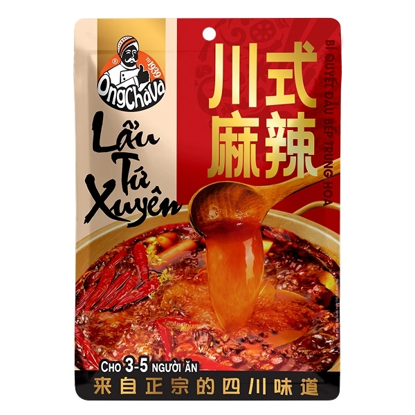 Gia vị lẩu Tứ Xuyên Ông Chà Và 150g