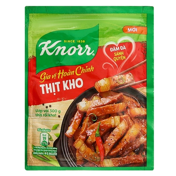 Gia vị thịt kho Knorr 28g