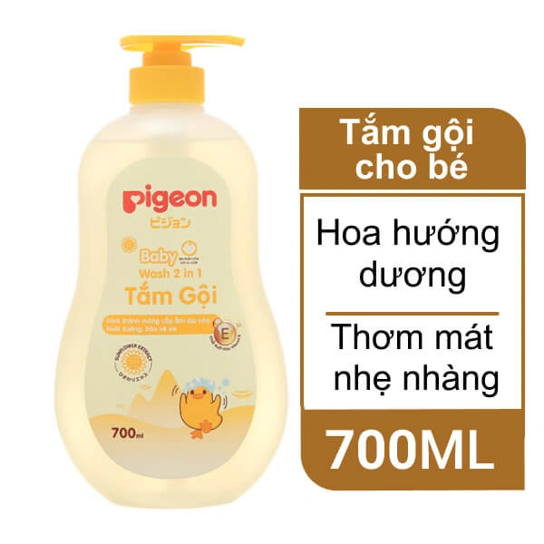 Tắm gội Pigeon hướng dương 700ml
