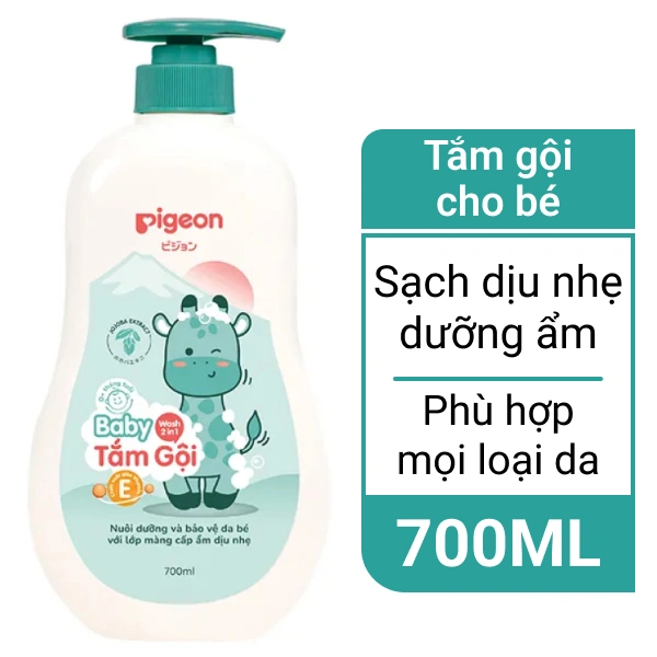 Tắm gội Pigeon Jojoba 700ml