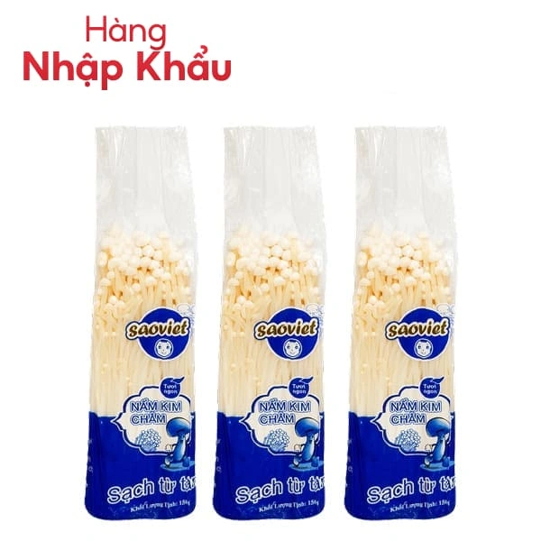 3 gói nấm kim châm nội địa Trung