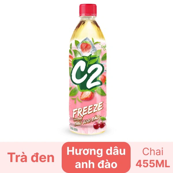 Trà đen dâu anh đào C2 455ml