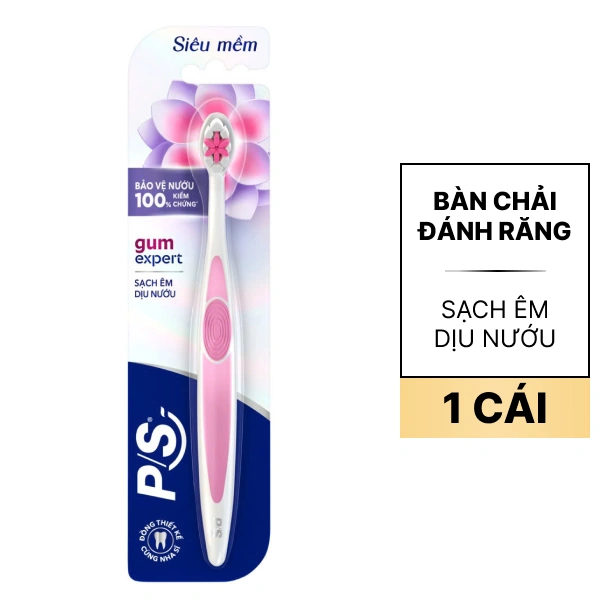 Bàn chải P/S Gum Expert sạch êm dịu nướu