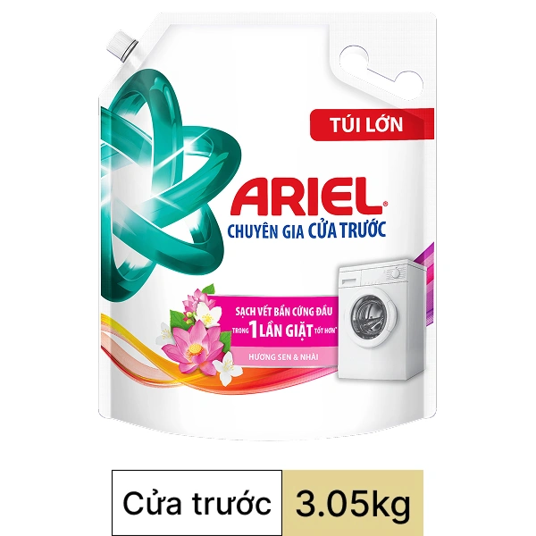 Nước giặt Ariel hương sen nhài 3.05kg