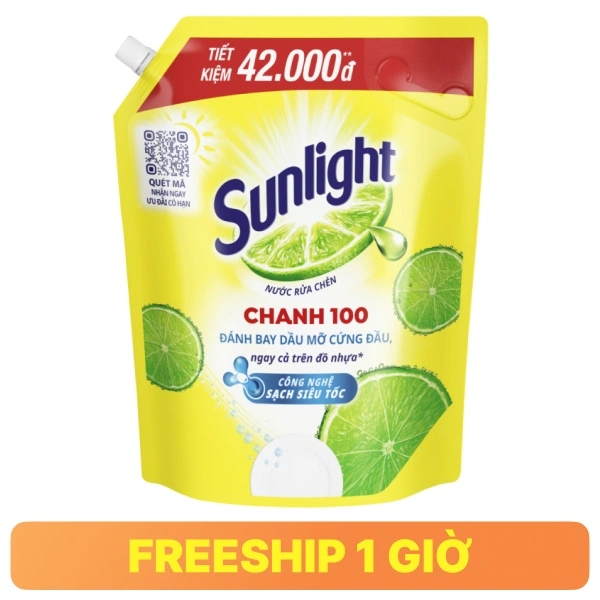Nước rửa chén Sunlight chanh 2.9 lít