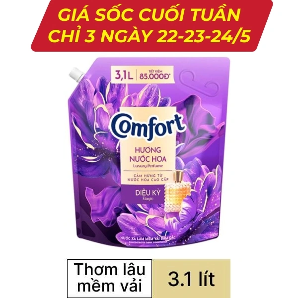 Nước xả Comfort diệu kỳ 3.1 lít