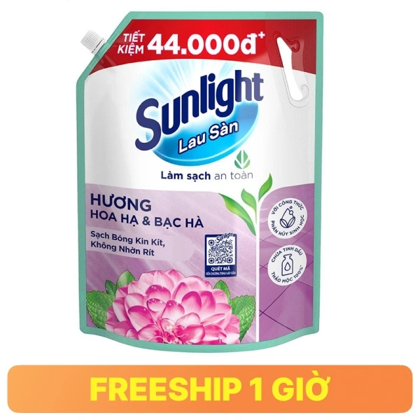 Nước lau sàn Sunlight bạc hà 3.6kg