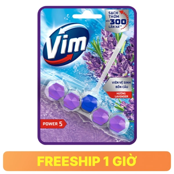 Viên treo bồn cầu VIM hoa oải hương 50g