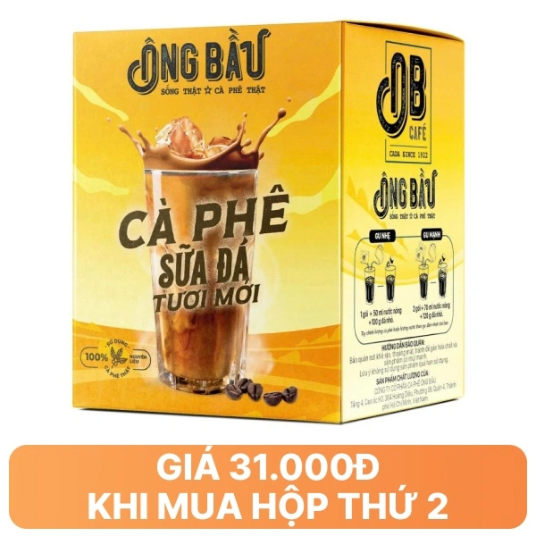 Cà phê sữa đá Ông Bầu 240g