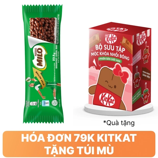 Bánh ngũ cốc Nestlé Milo Bar thanh 23.5g