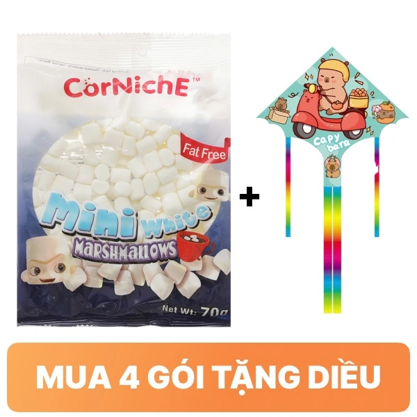 Kẹo marshmallows CorNichE Mini White 70g