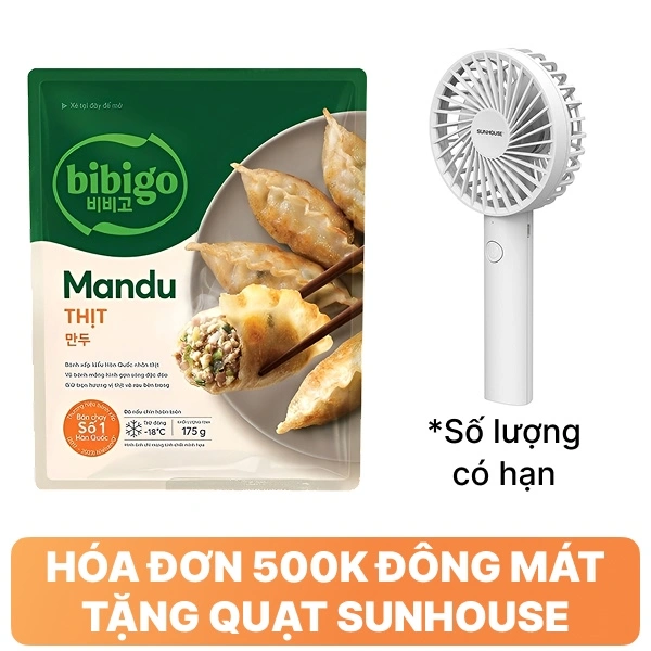 Bánh xếp thịt Bibigo 175g