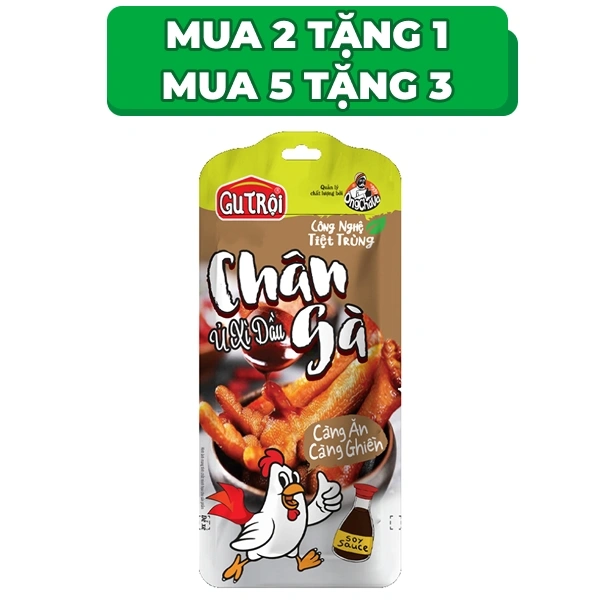 Chân gà ủ xì dầu Ông Chà Và Gu Trội gói 33g