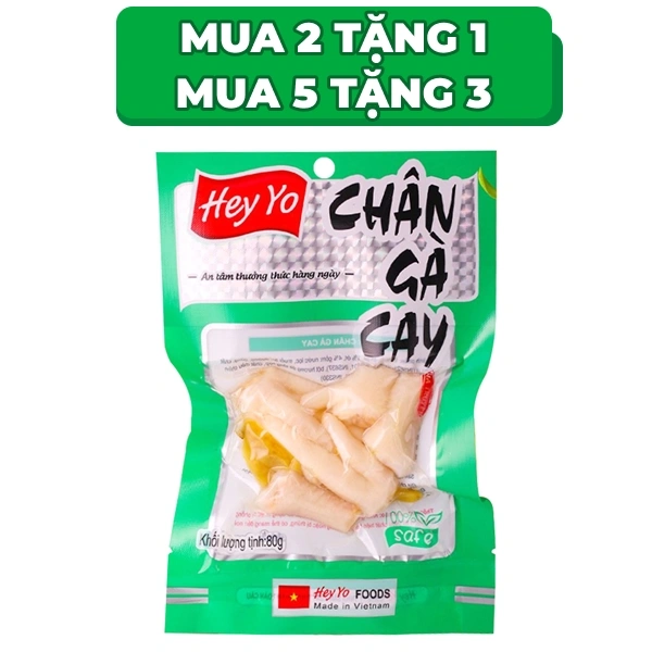 Chân gà cay Hey Yo gói 80g