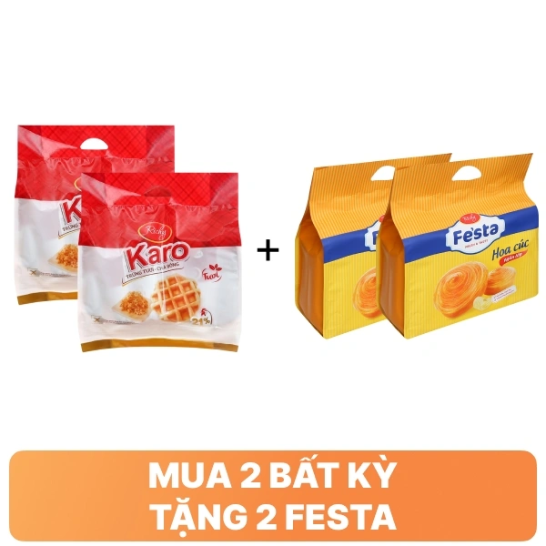 Bánh trứng chà bông Karo Richy túi 156g