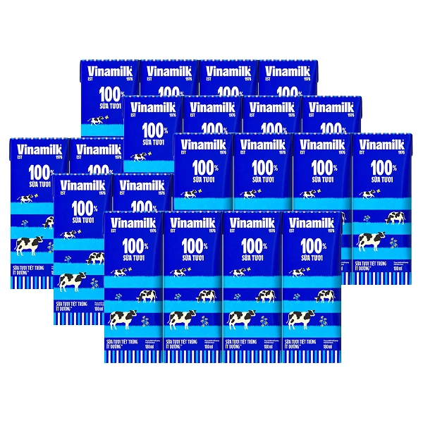 6 lốc sữa tươi tiệt trùng Vinamilk 180ml