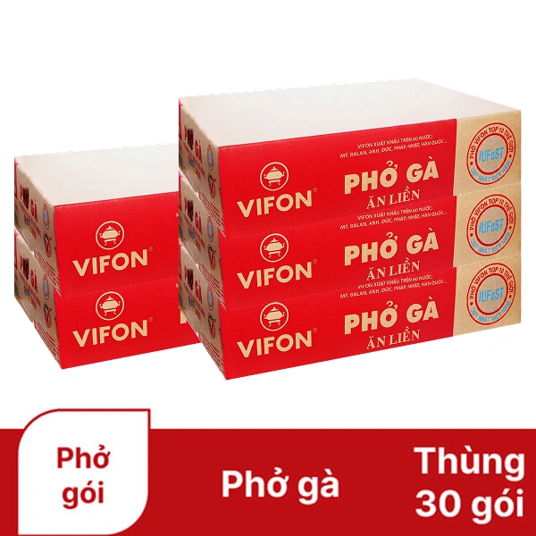 5 thùng 30 gói phở gà Vifon 65g
