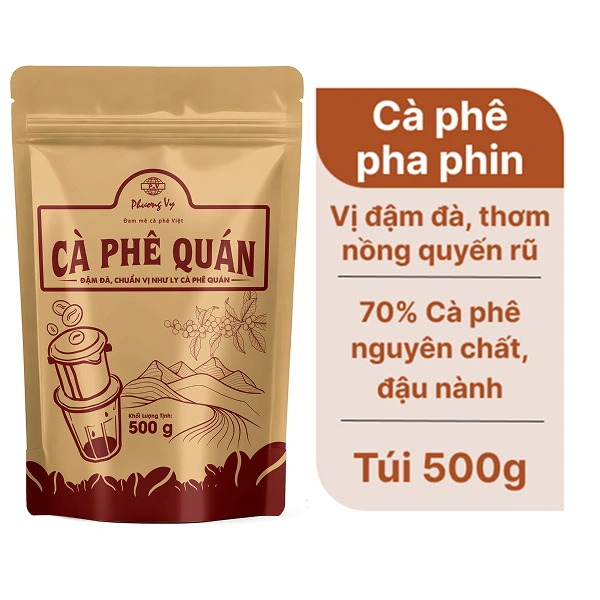 Cà phê quán chuẩn vị Phương Vy 500g