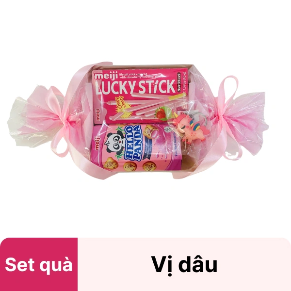 Set quà Meiji hồng
