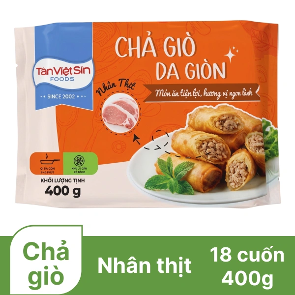 Chả giò da giòn Tân Việt Sin 400g
