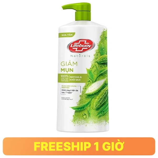 Sữa tắm Lifebuoy matcha & khổ qua 784ml