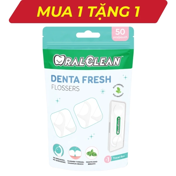 Tăm chỉ kẽ răng Oral-Clean Dentafresh 50 cây