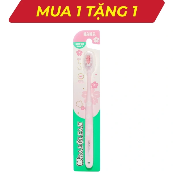 Bàn chải đánh răng cho bé Oral-Clean Haha siêu mềm