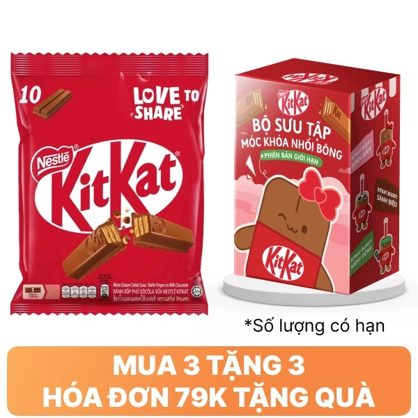 Bánh xốp socola sữa KitKat 150g