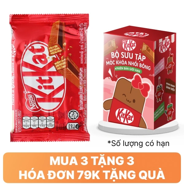 Bánh xốp phủ socola KitKat 35g