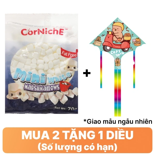 Kẹo marshmallows CorNichE Mini White 70g