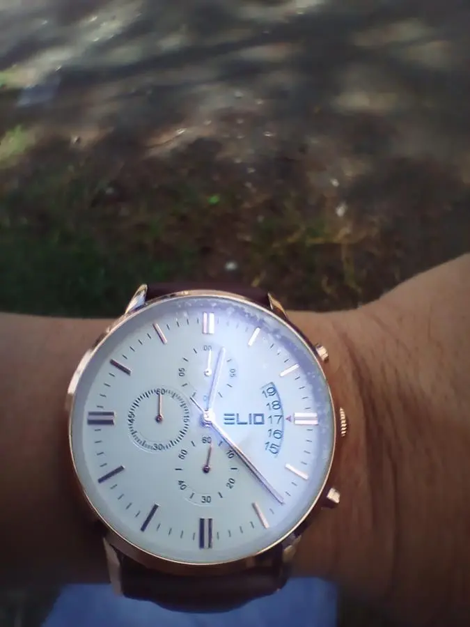 Khách hàng review Đồng hồ ELIO 43 mm Nam EL079-02 1